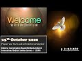 CCEMC International English Service 2020-10-25 @ 1PM