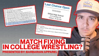 Are Coaches Fixing Matches in College Wrestling To Game The System?
