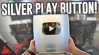 Silver Play Button Unboxing! - 100k Subs Creator Award ?