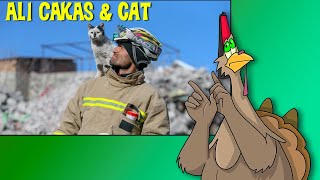 Ali Cakas And His Rescue Cat In Turkey