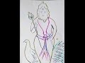 How To Draw Lord Kartikeya, Murugan , Subramaniyam swamy