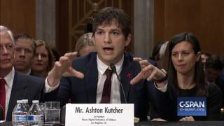 Ashton Kutcher Full Opening Statement C-Span