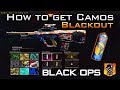 How To Unlock ALL BLACKOUT CAMOS in CoD BO4! (All Blackout Paint Can Challenges)