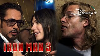 Iron-Man 3 Tony Meets Aldrich Killian Scene Disney 2013
