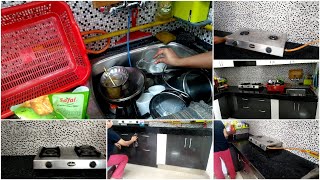 50 Minutes Daily Morning Kitchen Cleaning Routine Indian Mom Jyoti