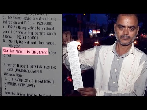 New Motor Vehicles Act | Auto-rickshaw driver from Odisha fined Rs 47,500