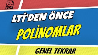 Lti̇den Önce 710 - Polinomlar Pdf Genel Tekrar