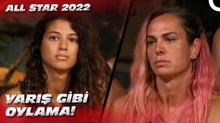 Açik Oylamada Heyecanli Anlar Survivor All Star 2022 - 28. Bölüm