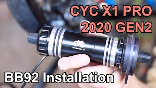 X1 PRO GEN 2 BB92 torque sensing version Installation