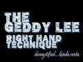 The Geddy Lee Right Hand Technique Breakdown