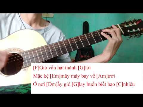 Gió Vẫn Hát Guitar - Tone C