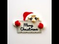 How To Make A Card From Santa Cupcake Topper