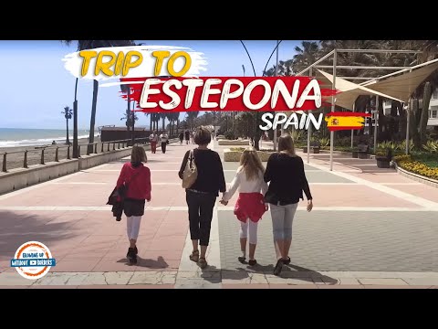 A walk through Estepona Spain along the Mediterranean Sea