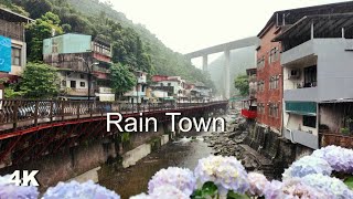 Rain Walk Through Taiwans Enchanted Shiding Old Street Binaural Sound