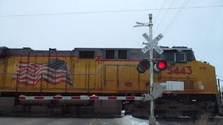Up 5443 North Mewss Filmed Near Medford Mn Awesome K5Hla Horn 2-10-2022