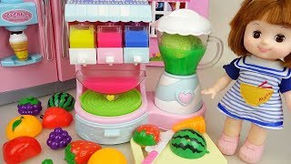 Baby doll fruit jelly Ice cream maker toys baby Doli kitchen play Baby doll fruit jelly Ice cream maker toys baby Doli kitchen play
