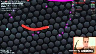 Slither.io Türkçe Oynanış Si̇ni̇r Kri̇zi̇ Geçi̇rdi̇m