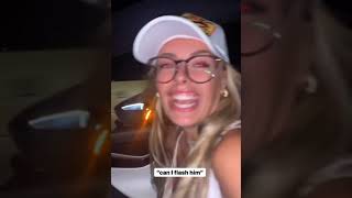 Corinna Kopf Flashing Someone In Her New Mclaren