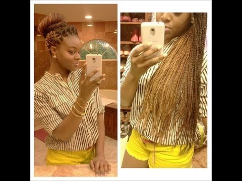 ombre box braids youtube box braids with light brown
