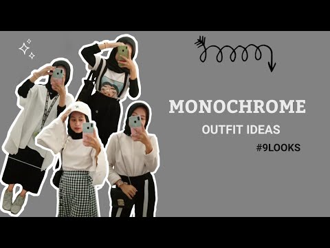 Monochrome Outfit Ideas 2020 by Happy Rachmi Utami - YouTube