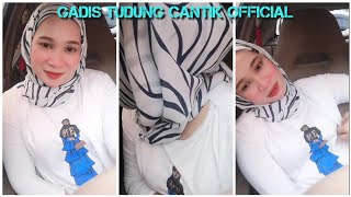 Gadis Tudung Cantik Mek Kelate Air Saya Dah Terkeluar Tengok Muka Awak