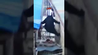 A Bear Attacks People And Climbs On The Roof For Them