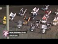 Highlights: World of Outlaws STP Sprint Cars Salina Highbanks Speedway April 25th, 2014