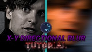 Smooth X-Y Directional Blue Alight Motion Tutorial