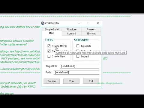AutoIt_Basic 23 วิธีป้องกันแคร็กโปรแกรมที่สร้างจาก AutoIt ด้วยการ Encrypt YouTube