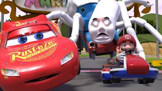 Cursed Thomas In The Mario Kart