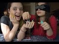 Blindfolded nails painting
