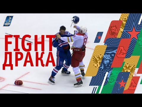 Момент дня: полная версия драки в матче СКА - "Куньлунь" / Full version fight 5 августа 2018