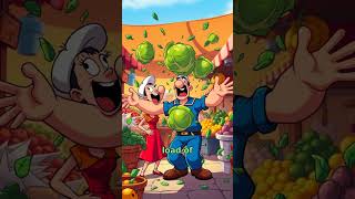 Popeye The Sailor Olives Spinach Showdown Vs Blutos Cabbage Chaos