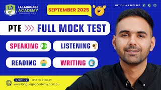 Pte Full Mock Test Real Exam Questions September 2025 Answers And Timer Language Academy Pte