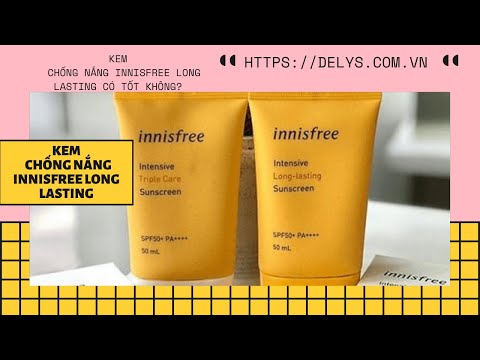 Review kem chống nắng Innisfree Long Lasting có tốt không? Giá bao nhiêu?