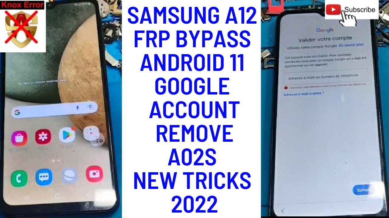Samsung A12 FRP Bypass Android 11 | Google Account Samsung A12 FRP Bypass Android 11 | Google Account