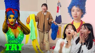 Korean Girls Got Shocked Trying On Celebs Halloween Costumes 𝙊𝙎𝙎𝘾