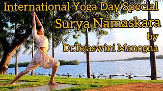 Surya Namaskara By Dr.tejaswini Manogna International Yoga Day 2021 Special