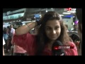 Vidya Balan & Shahid Kapoor spotted at Mumbai airport