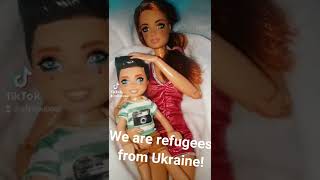 Barbie Doll And Ken Refugees From Ukraine