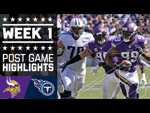Vikings Vs Ans Nfl Week 1 Game Highlights Vikings Vs Ans Nfl Week 1 Game Highlights