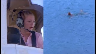 Sabrina arrives in Australia and spots a merman