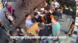 NTV | Taksim'de laf atma kavgası