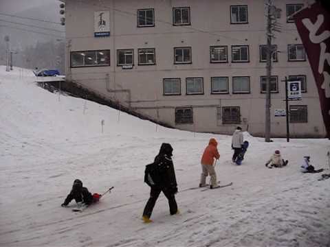 野沢温泉スキー場　2010年3月21日　長坂ゴンドラ前