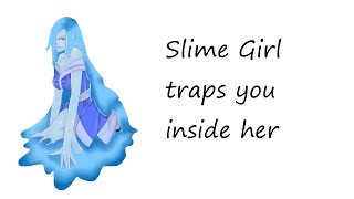 Asmr - Slime Girl Traps You Inside Her And Eats Your Sweat F4A Slime Sounds Covering Mouth