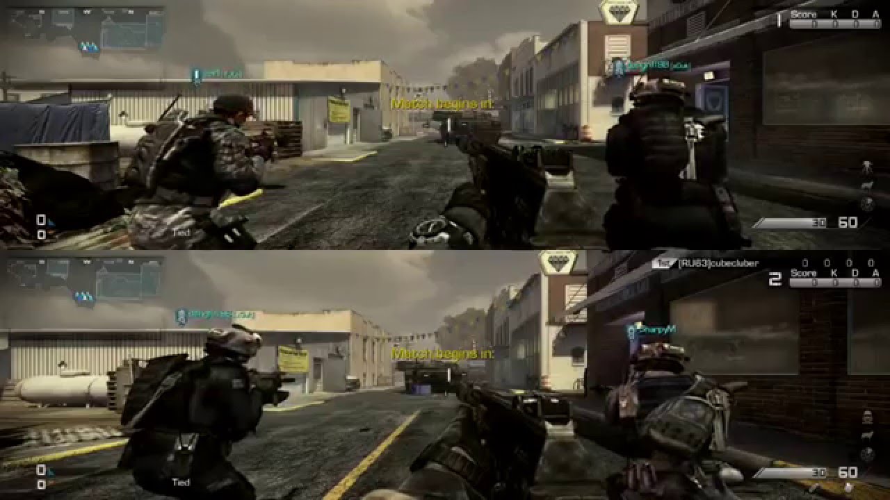 Splitscreen amateur