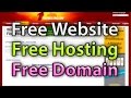 How to Make a Free Website (Free Hosting Free Domain)