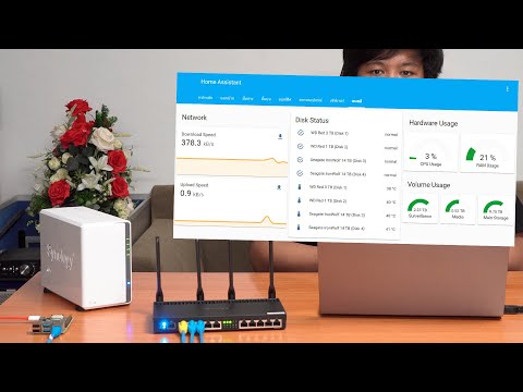 อ่านค่าสถานะ NAS Synology มาแสดงใน Home Assistant