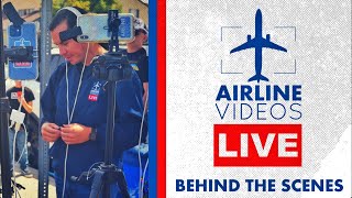 Behind the Scenes of Airline Videos Live at LAX