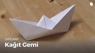 Kolayca origami yapmayı öğrenin: Kağıt tekne